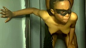 Freaky little stepsister screams as she gets her petite ebony ass pounded 😈