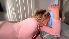 pov bed-sharing with big booty stepsis adaline star gets steamy