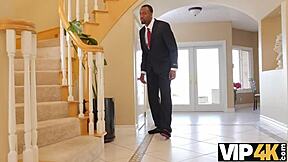 hollie mack struggles with the huge black cock in her mouth and tight vagina