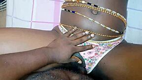 Big ass ebony teen bends over