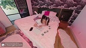 वीआर बैंगर्स टीन 18+ एक्सलेना मैरी रिवेंज के लिए पूल गाय को चोदती है एचडी में