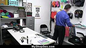 Hey, why did Minxx Marley get caught? Security guard drags her for punishment - MyShopSex!