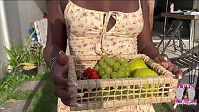 Neighbor's guy fucks my ass during picnic