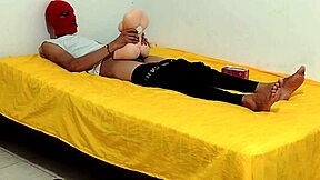 Doll gets fucked by single man after days without, in kinky usa neighbor roleplay with lingerie 😈