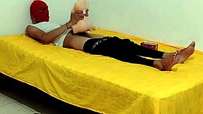 Doll gets fucked by single man after days without, in kinky usa neighbor roleplay with lingerie 😈