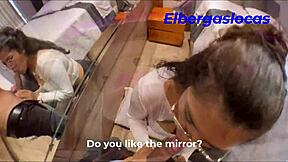 I discovered my boyfriend fucking my best friend, so I decided to fuck him too, surprised by his thick long cock in my ass.