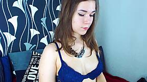 Amazing Petite 18+ Brunette Teen 18+ Fingers Her Tiny 18+ Pussy Until Orgasm