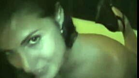 Amateur girl delivers a rough blowjob in real style