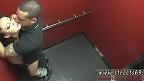 Who knew cash machine leads to pale teen's extreme blowjob domination? 😲