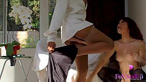 Babes Jenna Foxx Tease with Sensual Ebony Fingering