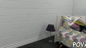 legal age teen couple shares intimate bedroom moments