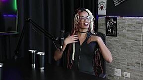 Naomi Campos dominates in sheer red, so hot! 🔥