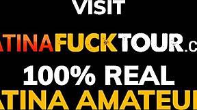 19yo latina rides hung tourist in sex tape 😍