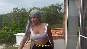 Colombian MILF Karen Sleent Fucks Young Neighbor in Husband's Bed for Cuckold Fun!