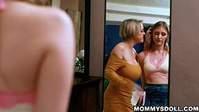 dee williams asks melody marks, 'what makes you truly beautiful?' during their sensual lesbian fingering session