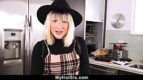 Stepbrother Discovers Stepsister Jessie Saint Is A Witch