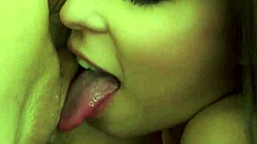 Mature Woman Fingers Teen Babe on All Fours in Close-Up