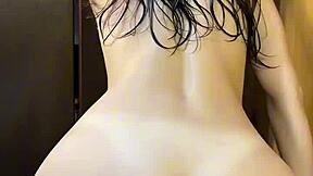 Straight Out Of The Shower, Curvy Teen Roommate Reveals Her Body