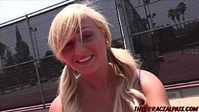 morgan chanel rides a monster bbc sideways and gets a facial to reach movie stardom