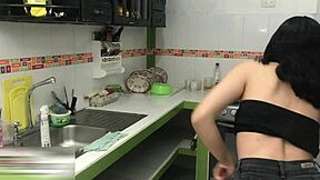 Hermanastra Horny Loves Riding Stepbro's Cock And