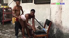 threesome banging with my chubby ebony girlfriend