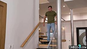 Skinny Kenna James stroked solo then banged hard by roommate