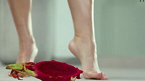 Feel the thrill of crushing fruits with bare feet