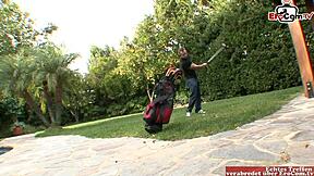 Skinny long legs blonde teen with natural tits in socks