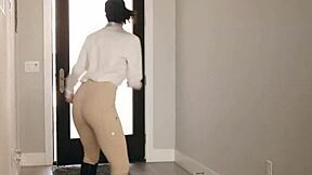 private riding lesson with sinn sage and gal ritchie gets hands-on