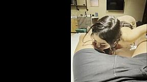 Latina porn casting with 18 year old braces teen and big white cock