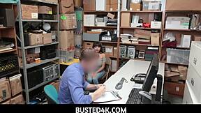 i got busted by the officer aryana amatista latina teen