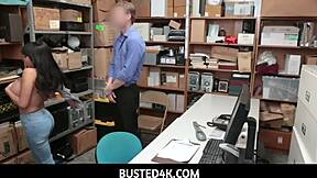 i got busted by the officer aryana amatista latina teen