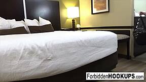 A bratty blonde enjoys her time with her lucky step-brother