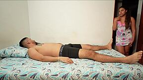 Horny Stepsister Sneaks Into Room Craving Cum In Her Tight Ass