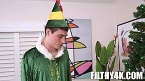 Jodie Johnson and Bunny Fae in a Christmas Reality POV Scene