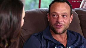 Petite Housewife Bent Over For Intense Doggy