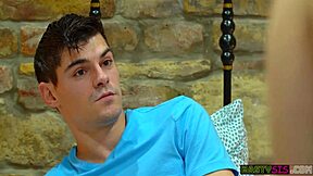 Bratty stepsisters barbie brill liz ocean give better blowjob