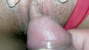 Horny stepdaughter with wet pussy gets easy homemade fuck and cumshot, avoiding pregnancy