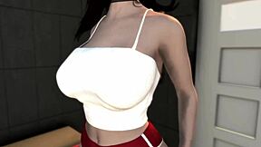 Alexandra Daddario's big ass takes black cock for cumshot