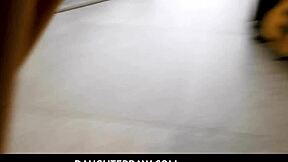 How Step Daughter Shows Gratitude on Thanksgiving with Deepthroat Action!