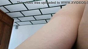 Passionate sex between stepsiblings ends with him finishing inside her fat Colombian ass! 💦