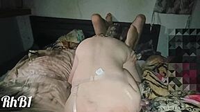 I see my redhead teen pussy licked to real orgasm