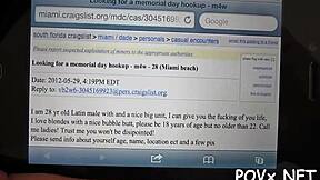 hard dick brings joy to horny chick in rough pov action