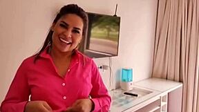 Man, I couldn't resist, gave my ass to my friend's big-dicked brother from church, Luna Oliveira and Vagninho are wild!