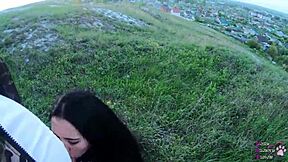 i'm a pawg goth slut teen getting fucked outdoors with a huge cock, cum on my ass