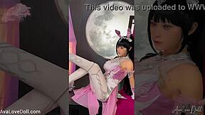 Is Shino's slutty body in moon queen cosplay turning you on?