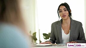 Big tits blonde demands to rim and 69 lick petite Latina lawyer?