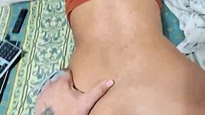 sexy ebony shares dick with her busty blonde roommate