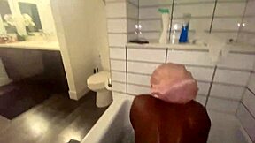 Hot shower sex with my teen 18+ roommate today!