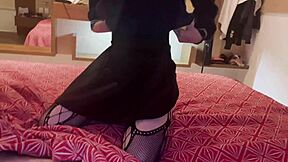 i saw that beautiful student in her skirt and uniform, she showed her delicious ass and got fucked